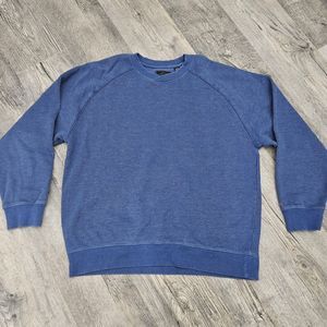 Greg Norman Men's Size 2XL Pullover Sweater Crew Neck Golf Polyester Blue Solid